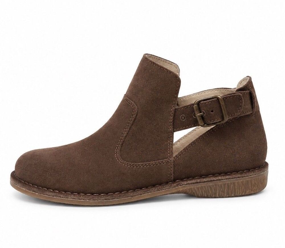 Weinbrenner Brown Suede Ankle Boots Women Sz 9.5 Casual Gorpcore Comfy EUC - Picture 2 of 14